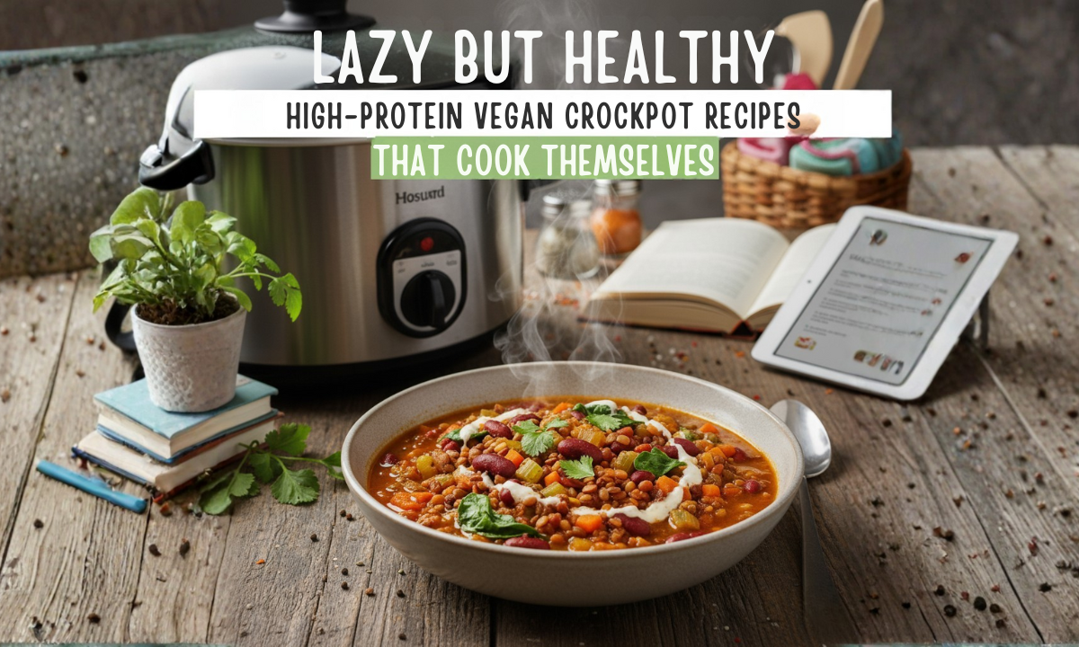 Lazy But Healthy: High-Protein Vegan Crockpot Recipes