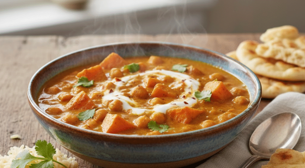 Sweet Potato Chickpea Curry