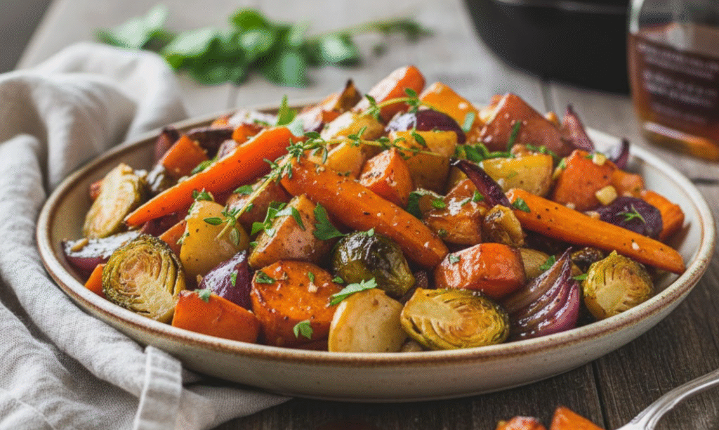 Maple-Glazed Roasted Vegetables