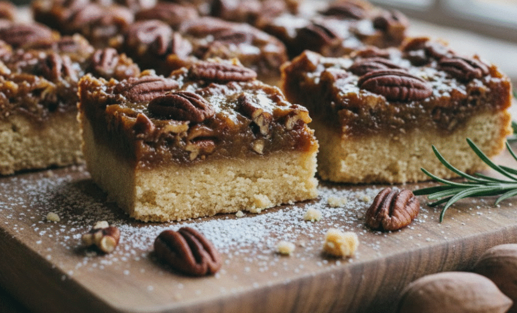 Vegan Pecan Pie Bars