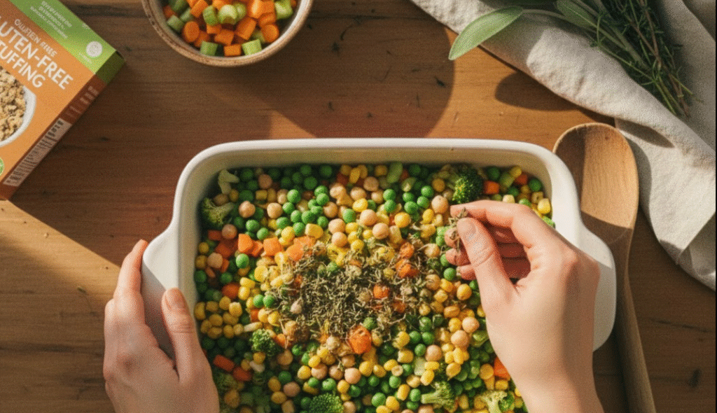 Prepare the stuffing